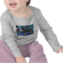 Australian Cattle dog sees smiling moon Tees