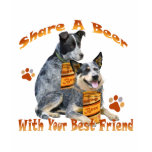 Australian Cattle Dog Share A Beer t-shirts