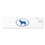 Australian Cattle Dog Silhouette Bumper Sticker