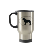 Australian Cattle Dog Silhouette Coffee Mug