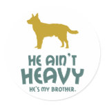 Australian Cattle Dog Round Stickers