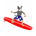 Australian Cattle Dog Surfer t-shirts