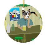Australian Cattle Dog Tiki Bar Ornament