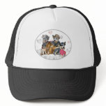 Australian Cattle Dog Western Valentine on apparel Mesh Hat