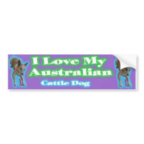 Australian Cattle Dogs. Gotta love'em. Bumper Stickers