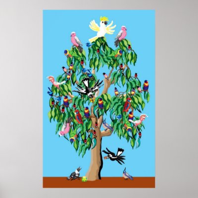 Australian Christmas tree Posters by Annaart