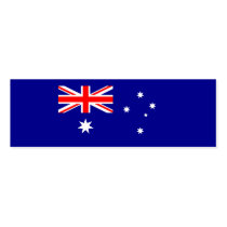 Australian Flag Design Business Card Template
