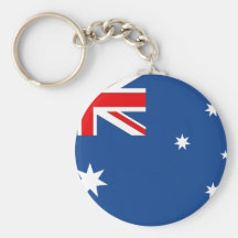 Australian Flag Key Chain