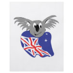 australian flag koala bear design custom flyer