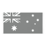 australian flag photo greeting card