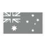 australian flag photo greeting card