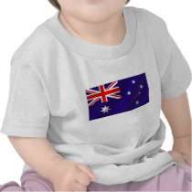 Australian flag shaded for Aussies down under Tee Shirt