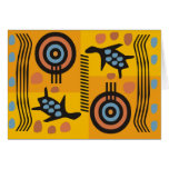 Australian Folk Art Sea Turtles Greeting Card