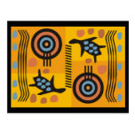 Australian Folk Art Sea Turtles Post Card