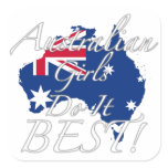 Australian Girls Do It Best! Sticker