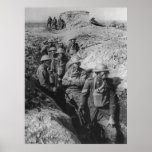 Australian Infantry Wearing Small Box Respirators Posters