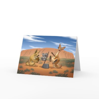 Australian Jug Band Card by stlewis75