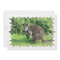 Australian Kangaroo Invitation