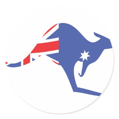 australian kangaroo sticker by Tomaniac