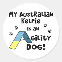 Australian Kelpie Agility Dog Sticker