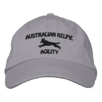 Australian Kelpie Agility Embroidered Hat