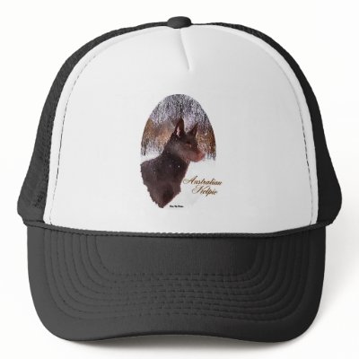 Australian Kelpie Christmas Gifts Mesh Hats by DogsByDezign