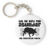 Australian Kelpie Herding Keychains