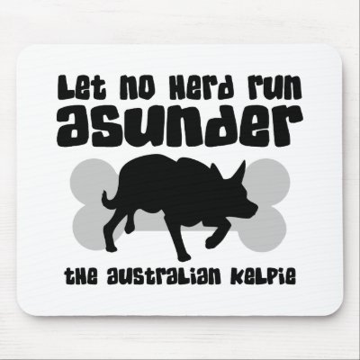 Australian Kelpie Herding Mousepads by MenagerieMayhem