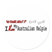 Australian Kelpie  (I Love) Sticker