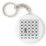 Australian Kelpie in the Sheep Keychain