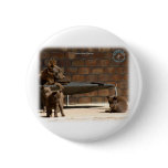Australian Kelpie with pups 9P022D-046 Buttons