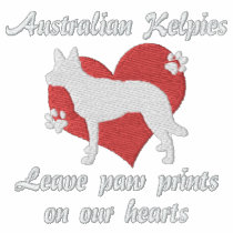 Australian Kelpies Leave Paw Prints Polo Shirt