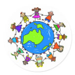 Australian Kids Sticker