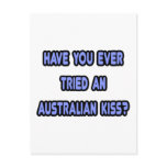 Australian Kiss..Like French Kiss, but Down Under