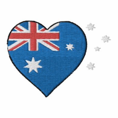 Australian love heart ladies t-shirt by AustraliaShop