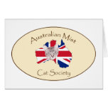 Australian Mist Cat Society products Greeting Cards