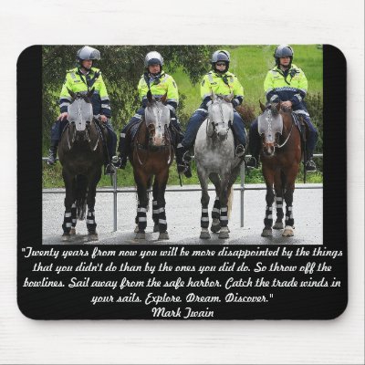 Australian_Mounted_Police Mouse Pad by Blueheart2011