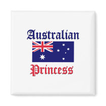 Australian Princess 2 Refrigerator Magnet