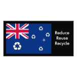Australian recycle flag Photo card photo cards