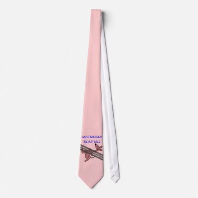 australian road kill kangaroo neckties by anotherroundofbeer