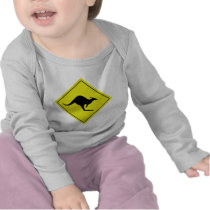 australian roadsign kangaroo australia shirt