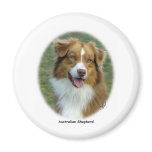 Australian Shepherd 9K5D-02 Refrigerator Magnet