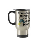 Australian Shepherd Agility Dog Travel Mug