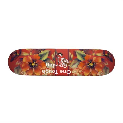 Australian Shepherd ~ Autumn Floral Motiff Skate Deck by AussieAnnie