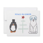 Australian Shepherd Blue Peace On Earth Custom Invites