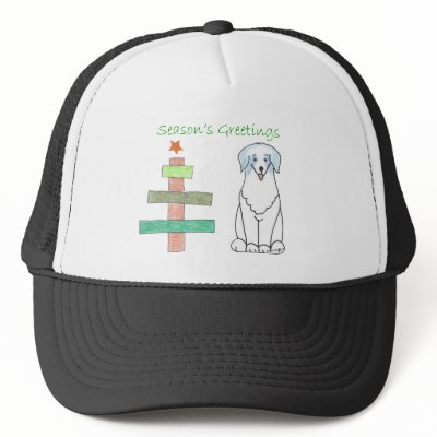 Australian Shepherd Blue Stick Tree Hats by giftsjustforuholiday