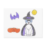 Australian Shepherd - Blue Witch Postcard