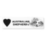 AUSTRALIAN SHEPHERD BUMPER STICKER