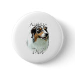 Australian Shepherd Dad 2 Button