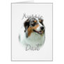Australian Shepherd Dad 2 Cards